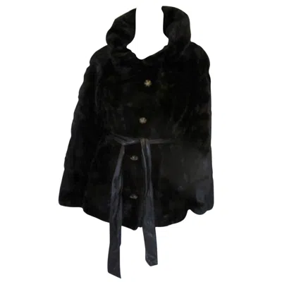 Pre-owned Neiman Marcus Vintage Black Mink Jacket