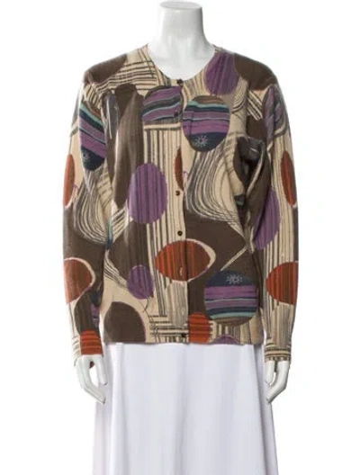 Pre-owned Neiman Marcus Vintage Cashmere Sweater In Brown