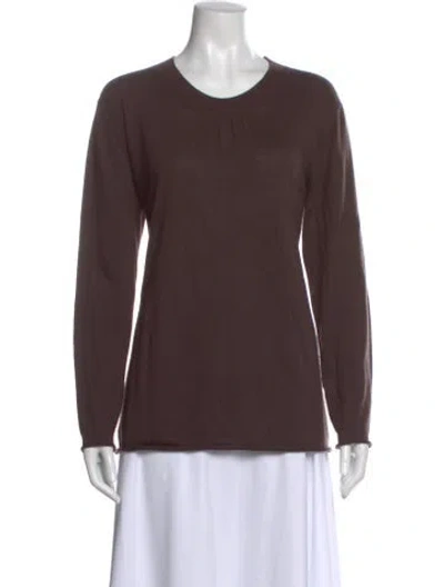 Pre-owned Neiman Marcus Vintage Cashmere Sweater In Brown
