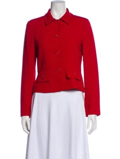 Pre-owned Neiman Marcus Vintage Evening Jacket In Red