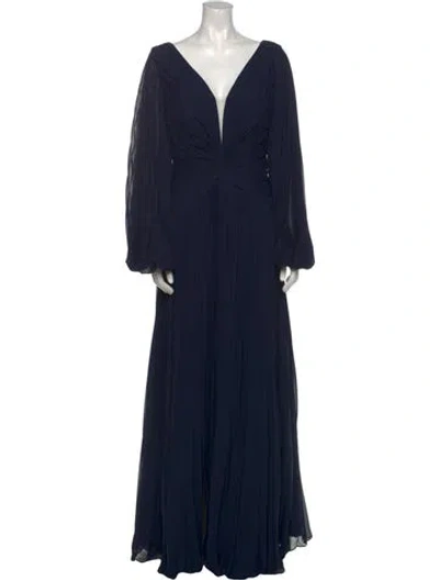 Pre-owned Neiman Marcus Vintage Long Dress In Blue