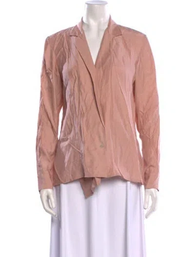 Pre-owned Neiman Marcus Vintage Silk Blouse In Pink