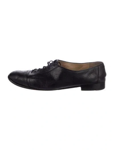 Pre-owned Neiman Marcus Vintage Suede Sneakers In Black