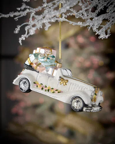 Neiman Marcus Vintage Wedding Car Ornament