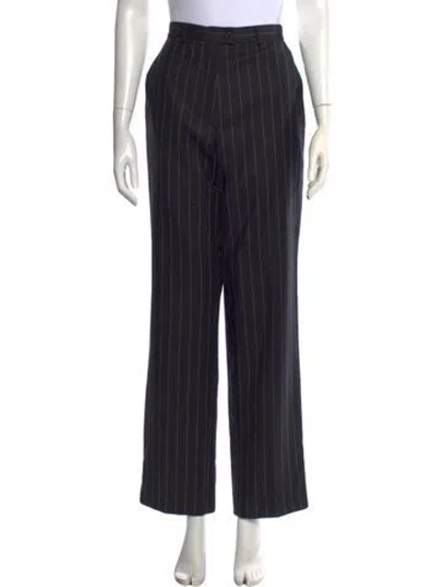 Pre-owned Neiman Marcus Vintage Wide Leg Pants In Black