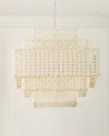 Neiman Marcus Wicker 28.5" 2-light Chandelier