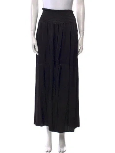 Pre-owned Neiman Marcus Wide Leg Pants In Black