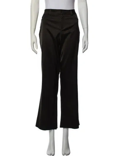 Pre-owned Neiman Marcus Wide Leg Pants In Black