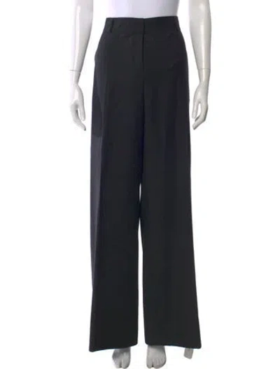 Pre-owned Neiman Marcus Wide Leg Pants In Black