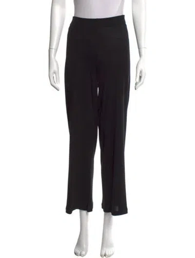 Pre-owned Neiman Marcus Wide Leg Pants In Black