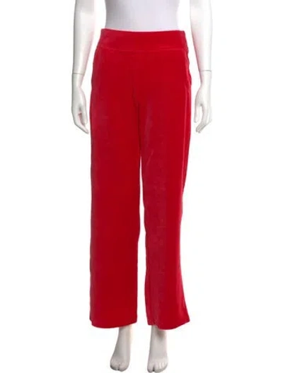 Pre-owned Neiman Marcus Wide Leg Pants In Red