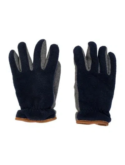 Pre-owned Neiman Marcus Winter Accessory In Blue/grey
