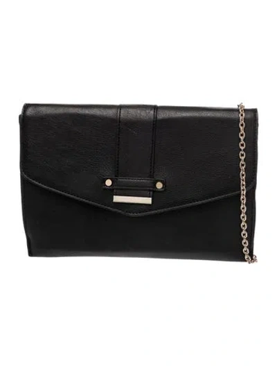 Pre-owned Neiman Marcus Womens' Black Leather Shoulder Bag