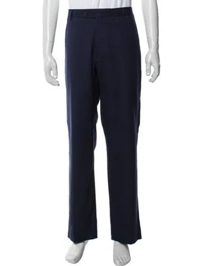 Pre-owned Neiman Marcus Wool In Blue