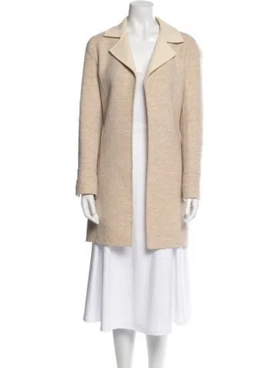 Pre-owned Neiman Marcus Wool Coat In Gray