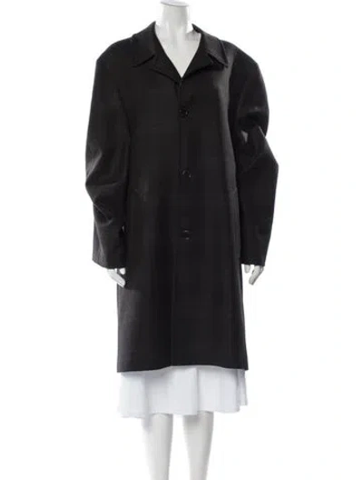 Pre-owned Neiman Marcus Wool Coat In Multi