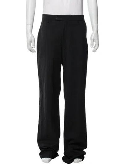 Pre-owned Neiman Marcus Wool Dress Pants In Black