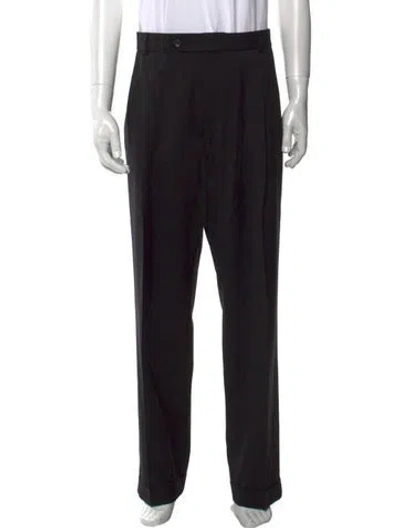 Pre-owned Neiman Marcus Wool Dress Pants In Black