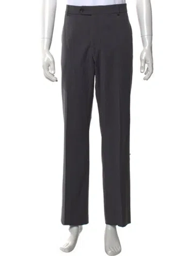 Pre-owned Neiman Marcus Wool Dress Pants In Grey