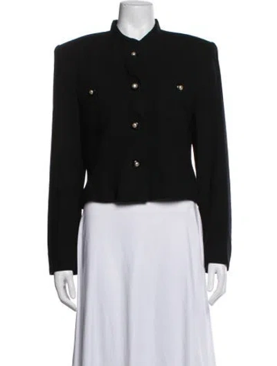 Pre-owned Neiman Marcus Wool Jacket In Black