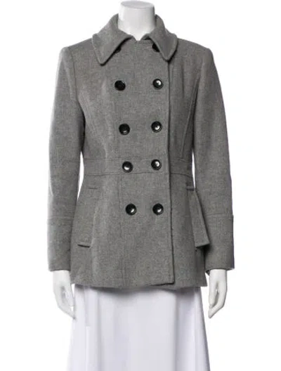Pre-owned Neiman Marcus Wool Jacket In Gray