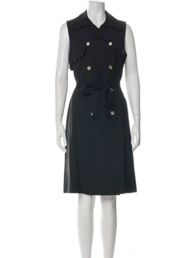 Pre-owned Neiman Marcus Wool Knee-length Dress W/ Tags In Multi