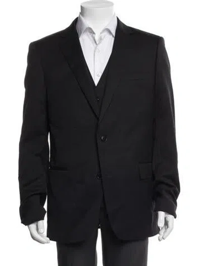Pre-owned Neiman Marcus Wool Suit Vest In Grey