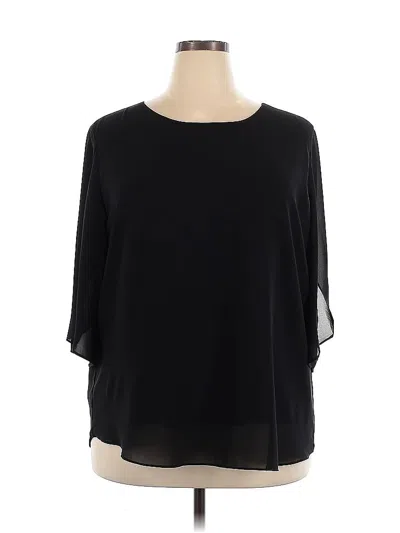 Pre-owned Neineiwu 3/4 Sleeve Blouse In Black