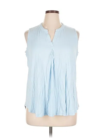 Pre-owned Neineiwu Sleeveless Blouse In Blue