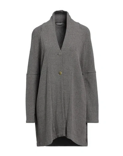 Neirami Woman Cardigan Grey Size 0 Acrylic, Cotton, Elastane
