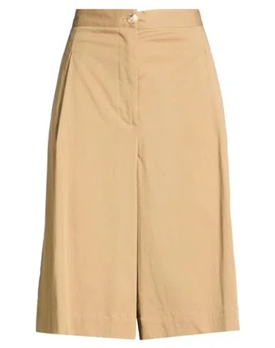 Neirami Woman Shorts & Bermuda Shorts Sand Size S Cotton, Elastane In Neutral