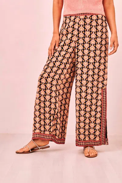 Nekane Terracota Printed Long Pant In Neutrals In Multi