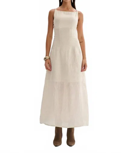 Nelblu Annie Maxi Dress In Beige In White