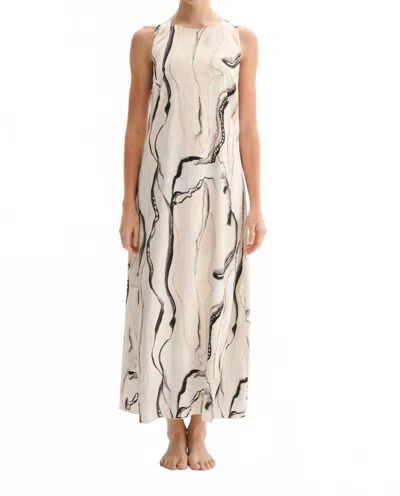 Nelblu Marfil Maxi Dress In Print Blanco In Multi