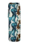Nelblu Pareo Olas Verde Wrap Skirt