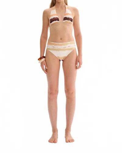 Nelblu Rio Bikini Bottom In Print Naranja In Multi