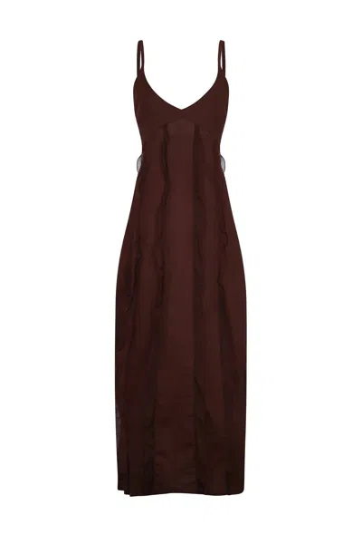 Nelblu Women's Alas Dress In Marrón In Brown