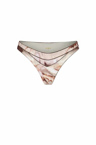 Nelblu Women's Amanecer Cheeky Bottom In Print Cafe In Neutral
