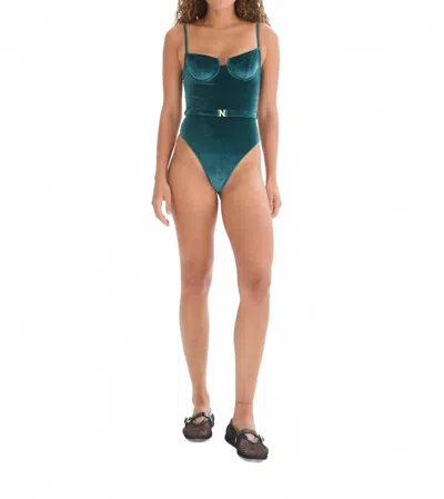 Nelblu Women's Arena High-leg One Piece In Sequoia In Green
