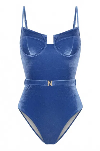 Nelblu Women's Arena One Piece High-leg One Piece In Atlantic In Blue