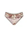 Nelblu Women's Neutrals / Brown Amanecer Bottom Usa Print Cafe In Brown