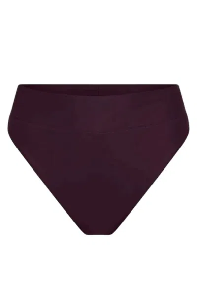 Nelblu Women's Rio Bikini Bottom In Sakima In Burgundy