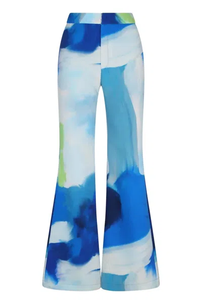 Nelblu Women's Tallo High-waisted Flared Leg Pants In Print Fontana