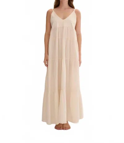 Nelblu Women's Tiempos Maxi Dress In Beige In Gray