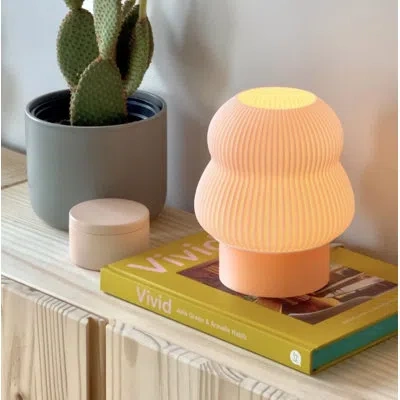Nella Home Poly Lamp Nectar In Orange