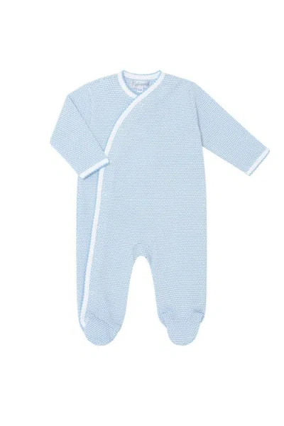 Nellapima Babies'  Blue Bubble Crossover Footie