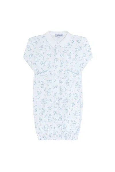 Nellapima Kids'  Blue Bunny Toile Converter Gown
