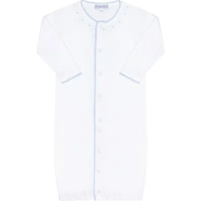 Nellapima Babies'  Blue Crochet Converter Gown