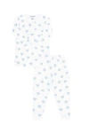 Nellapima Blue Heart Print Pajama In White