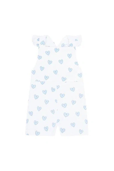 Nellapima Babies'  Blue Heart Print Romper